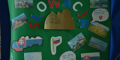 Powiększ grafikę: plakat Słowacja - zdjęcia, słowa w tym języku i ich polskie odpowiedniki