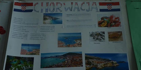 Powiększ grafikę: plakat Chorwacja - zdjęcia różnych regionów i informacje o nich